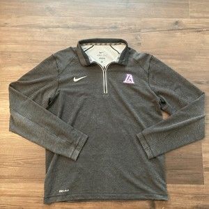 Nike LA 1/4 Zip Up Dri-Fit Size Small Color Gray